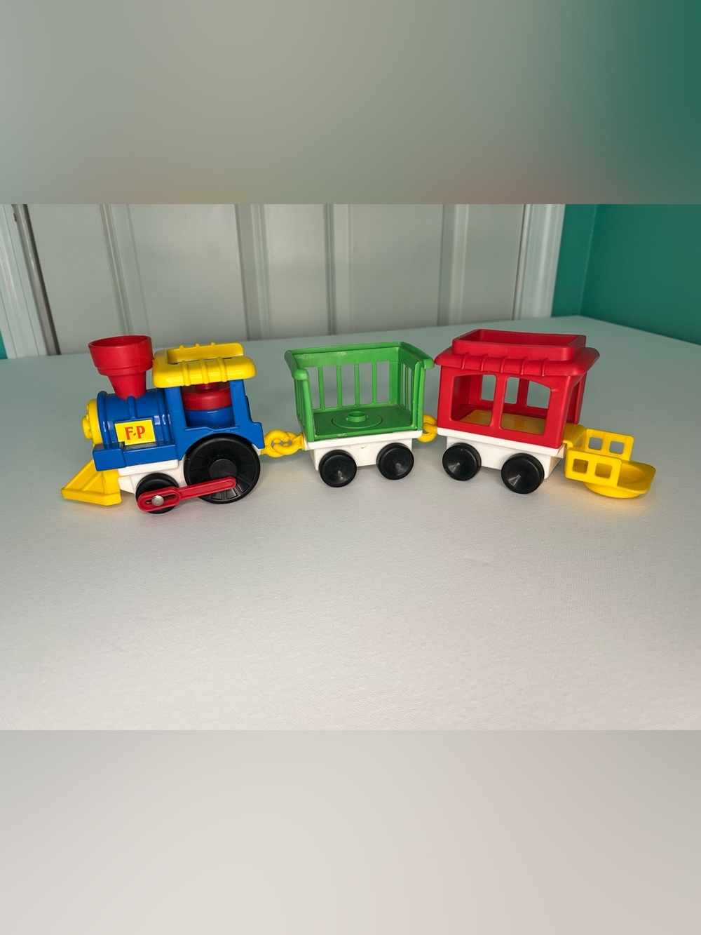 vintage 1991 Fisher-Price Little People circus zoo train